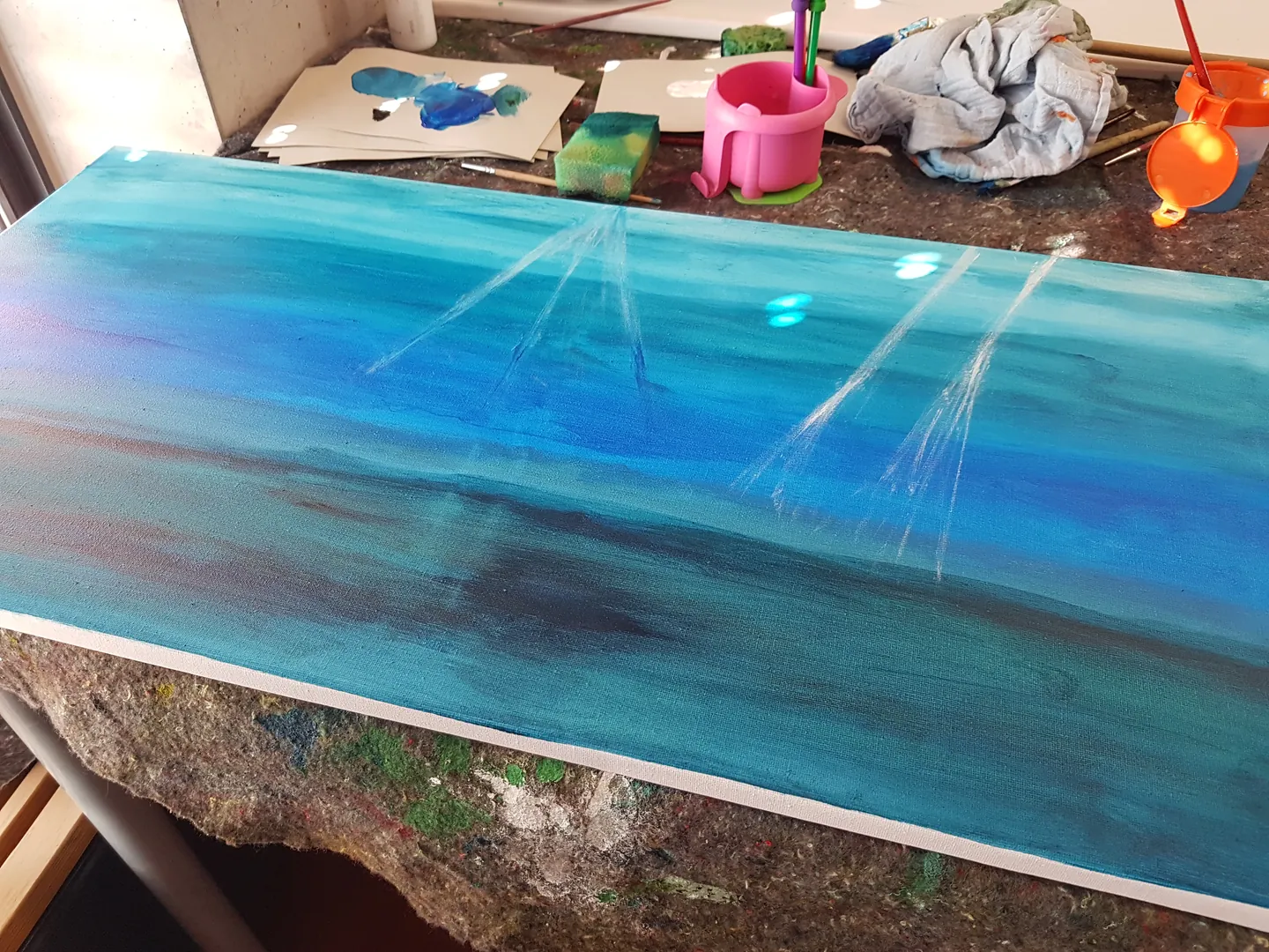 Kunstprojekt in Gesamtschule