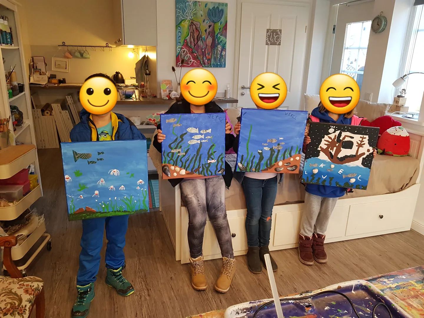 Malen mit Kindern