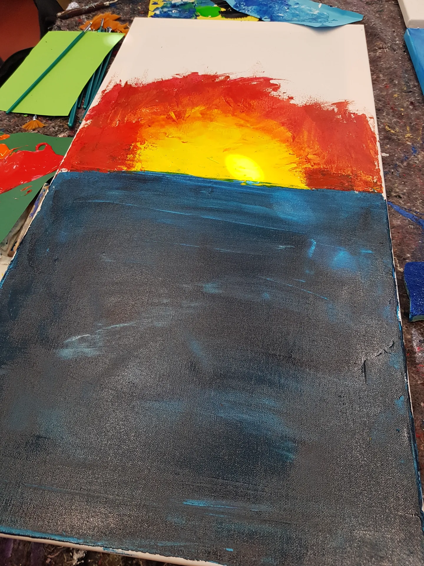 Kunstprojekt in Gesamtschule