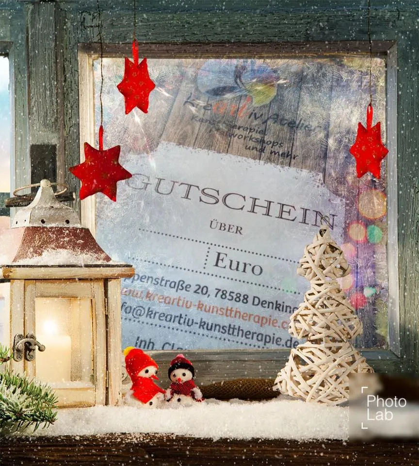 Bald klopft das Christkind an die Tür...