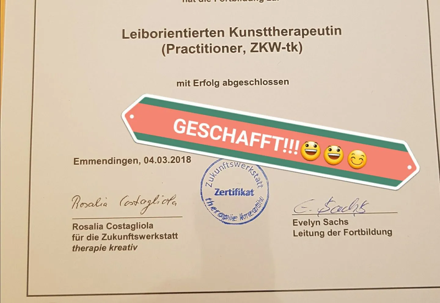 Es ist vollbracht...:-))