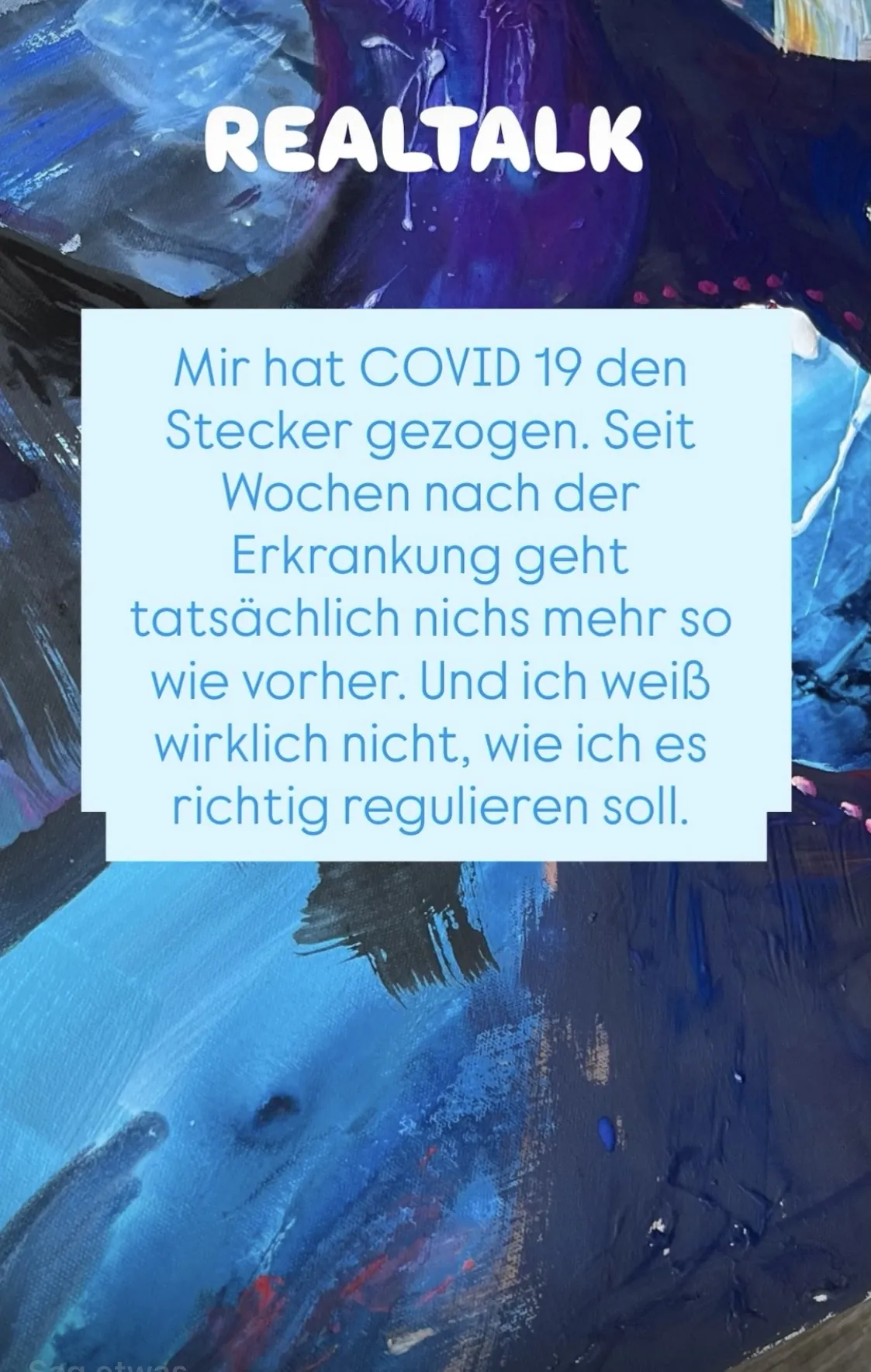 REALTALK über mich für DICH
