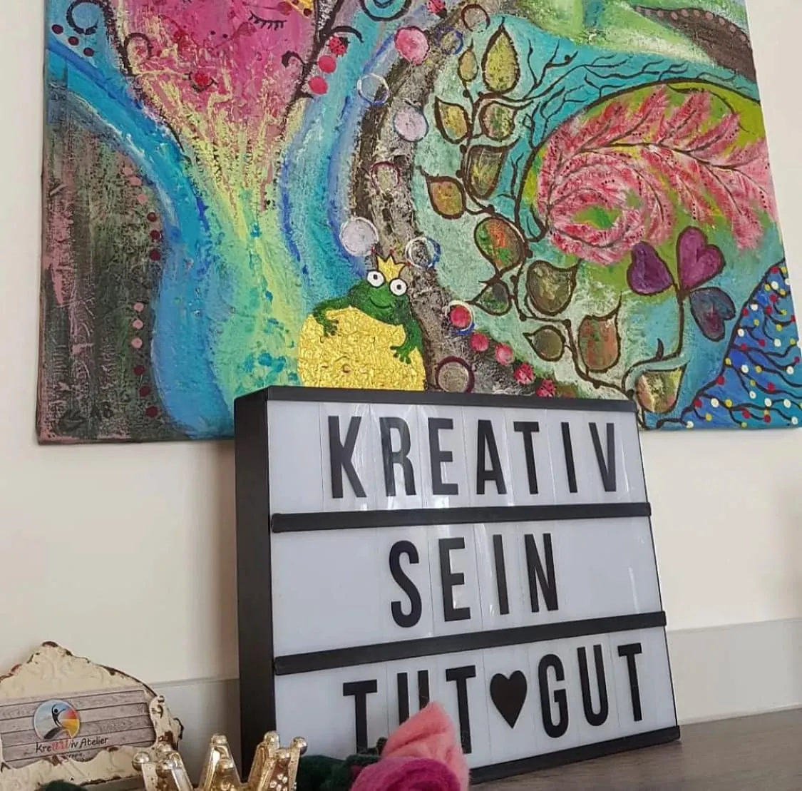 Kreativ sein, ....