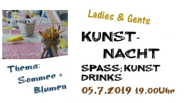 KUNSTNACHT-Spass, Kunst, Drinks in Tuttlingen