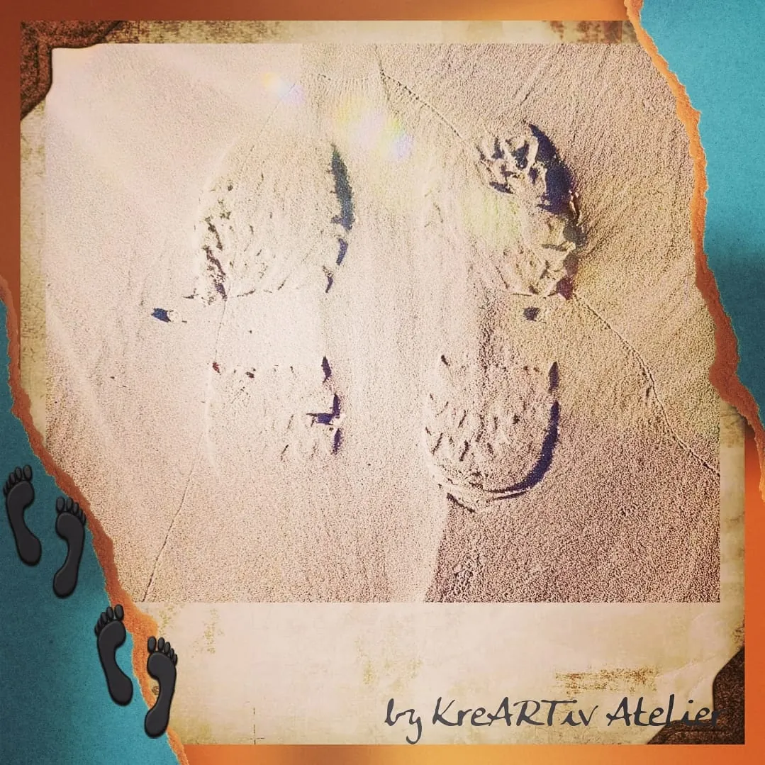 Fußspuren im Sand